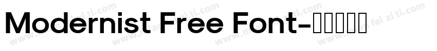 Modernist Free Font字体转换